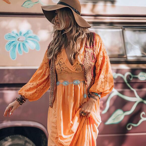 Chain Belt Concho Belts For Women, Turquoise Belts For Women Western Waist💕 - Picture 2 of 8